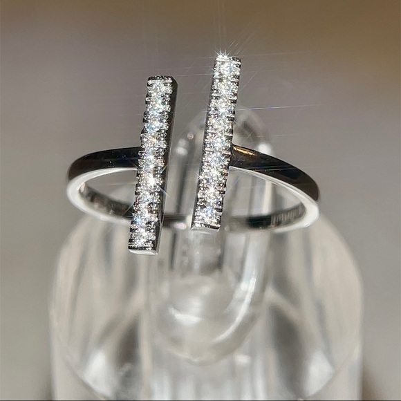 Open Double Bar Ring - Picture 6 of 10